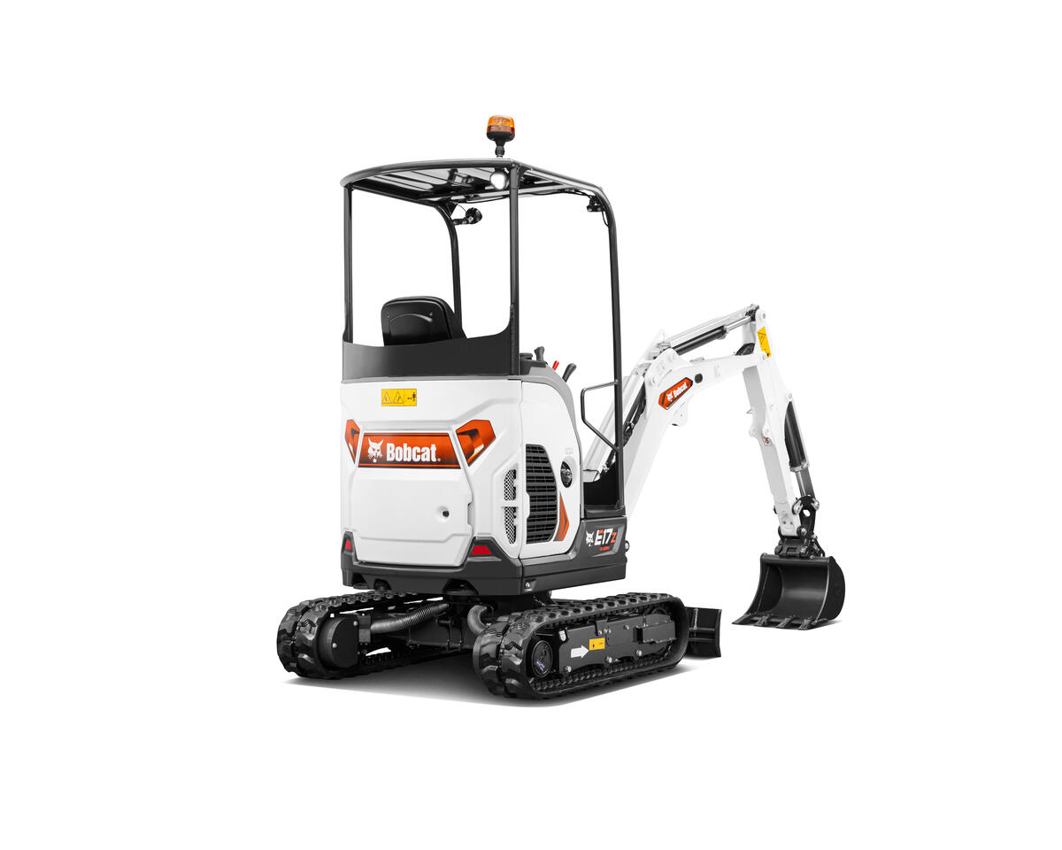 Bobcat E17z R2-serie minigraver - studiofoto