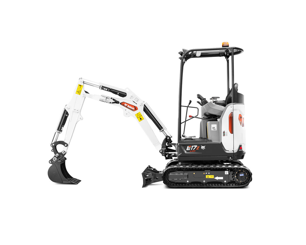 Bobcat E17z R2-serie minigraver - studiofoto 5