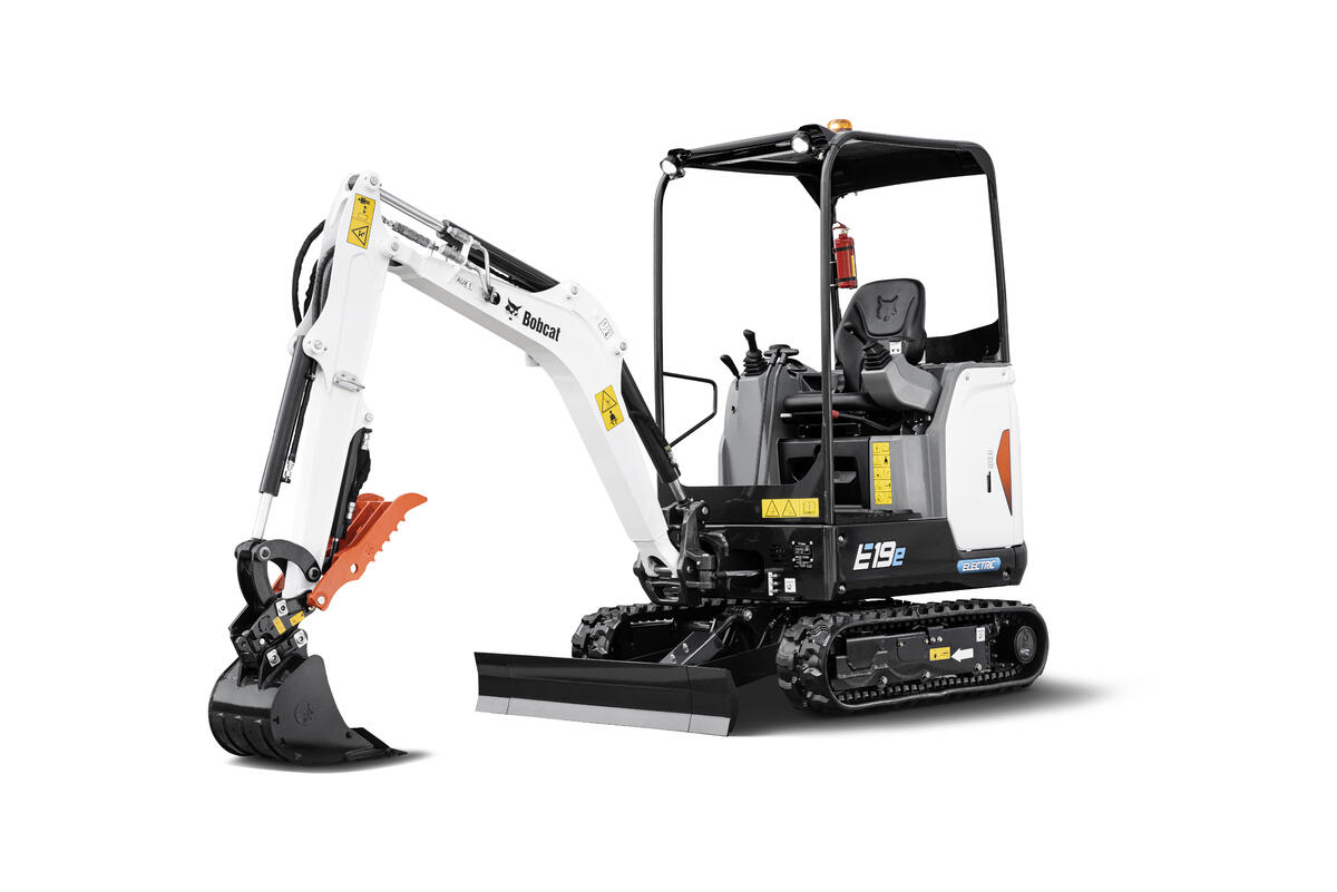 Bobcat E19e minigraver - studiofoto 5