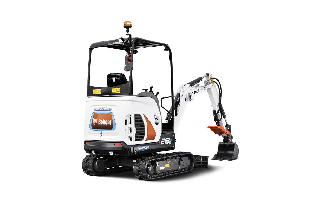 Bobcat E19e minigraver - studiofoto 2