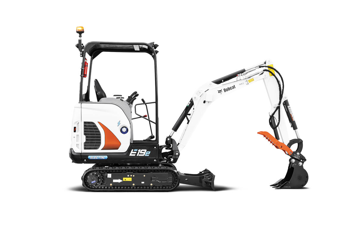 Bobcat E19e minigraver - studiofoto 3