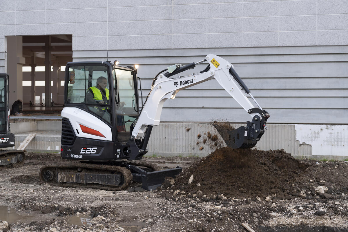 Bobcat E26 minigraver 9