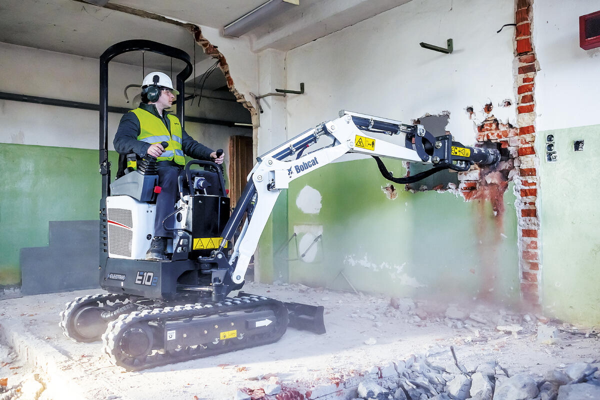 Bobcat E10e Minigraver