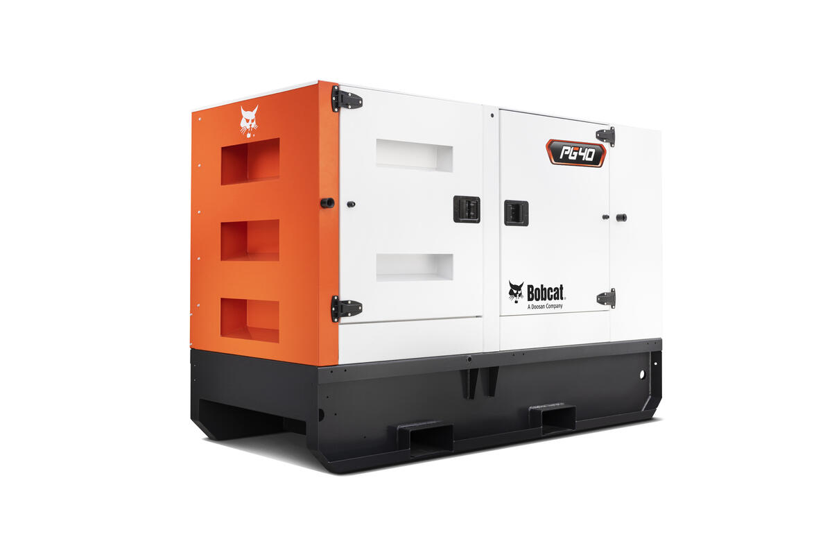 Bobcat PG40 kleine generator 40 kVA - studiofoto