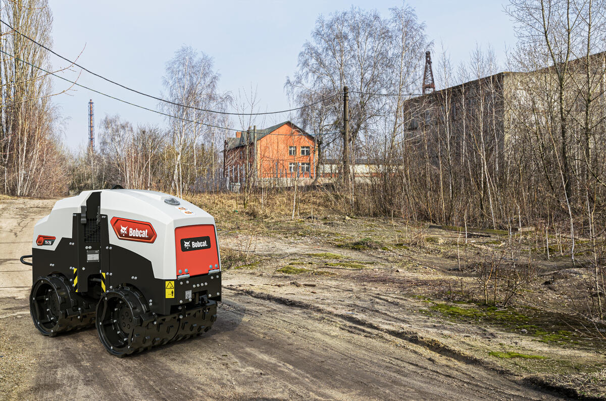 Bobcat TR75 greppelwals