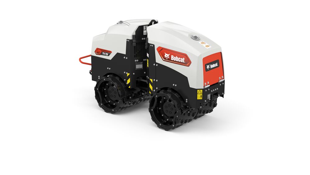 Bobcat TR75 greppelwals 6