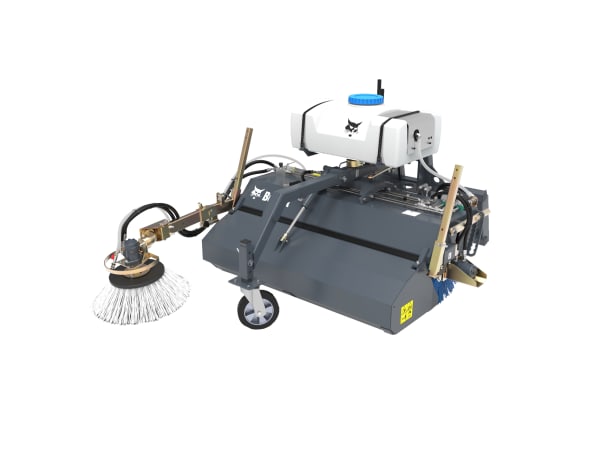 Bobcat Bezem met opvangbak, multifunctioneel