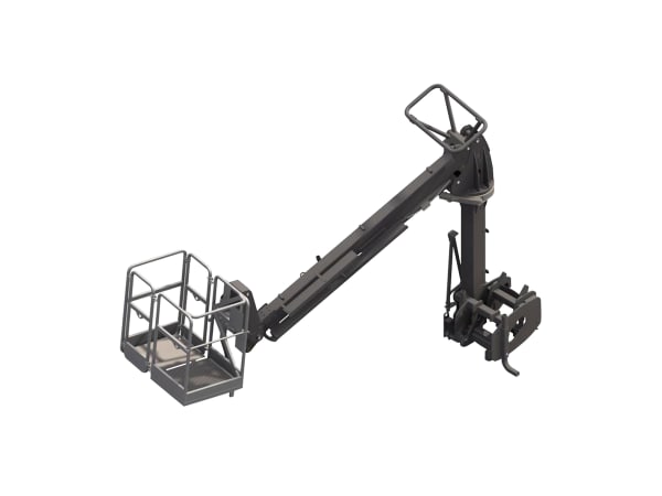Bobcat Werkplatform, telescopisch positief/negatief